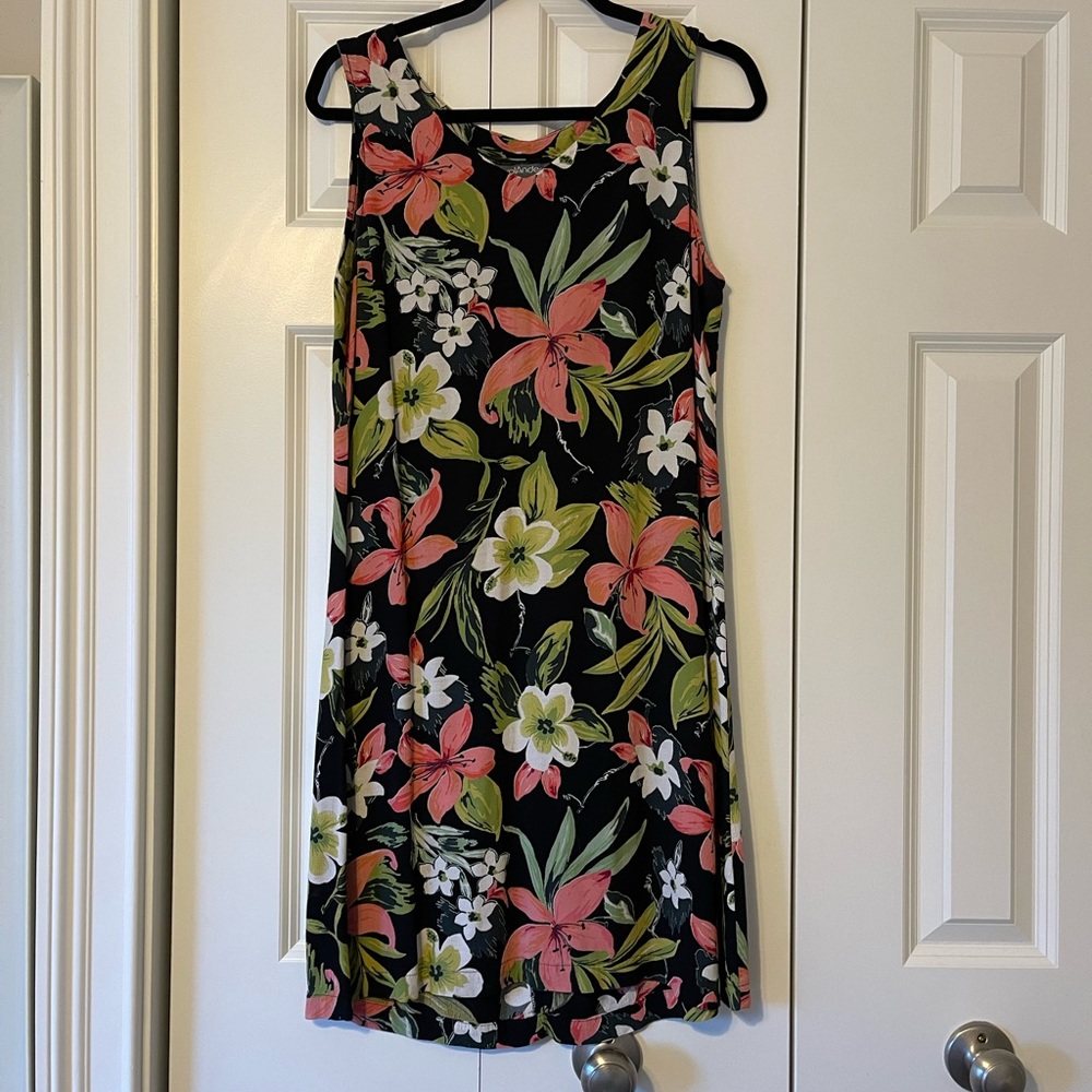 VINTAGE CAROL ANDERSON CALIFORNIA FLORAL DRESS